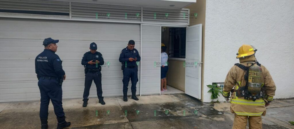 Sofocan conato de incendio al interior de una casa en Chetumal