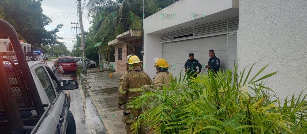 Sofocan conato de incendio al interior de una casa en Chetumal