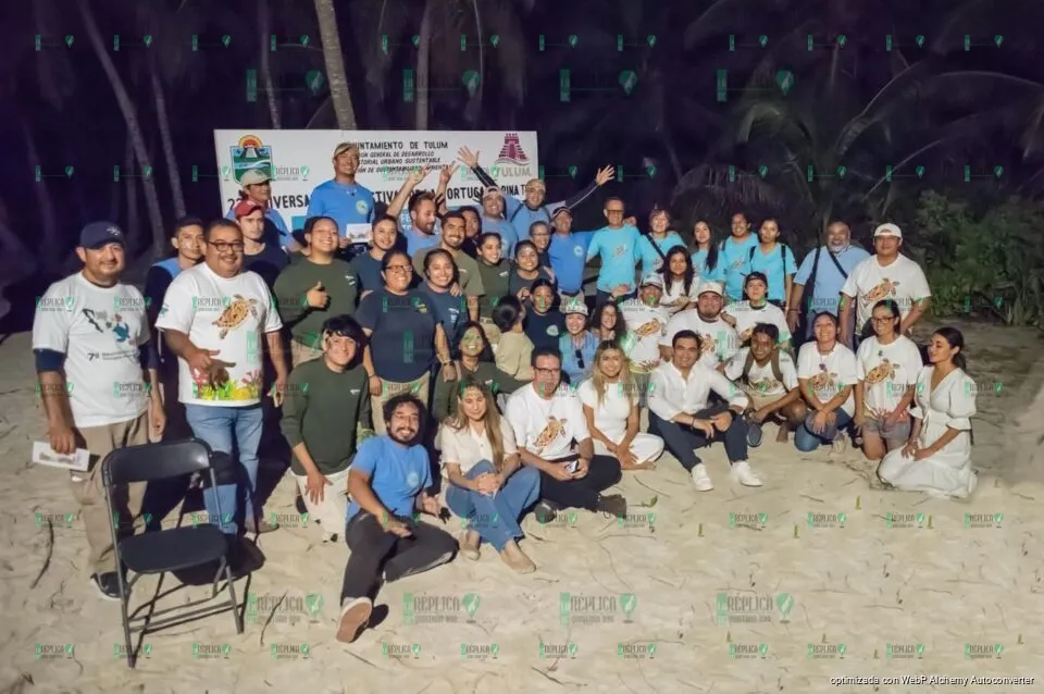 SEMA e IBANQROO celebran 22ª edición del Festival de la Tortuga Marina en el Santuario Xcacel-Xcacelito