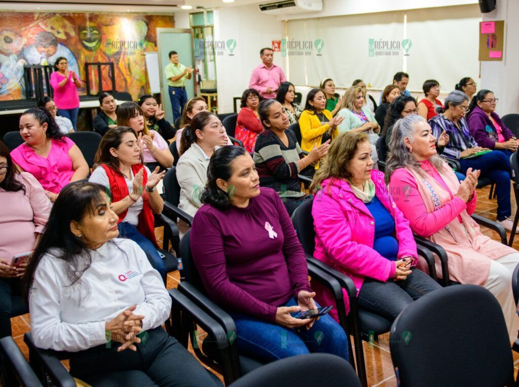 SEQ refuerza promoción y cuidado de la salud sobre la detección oportuna del cáncer de mama entre su base trabajadora