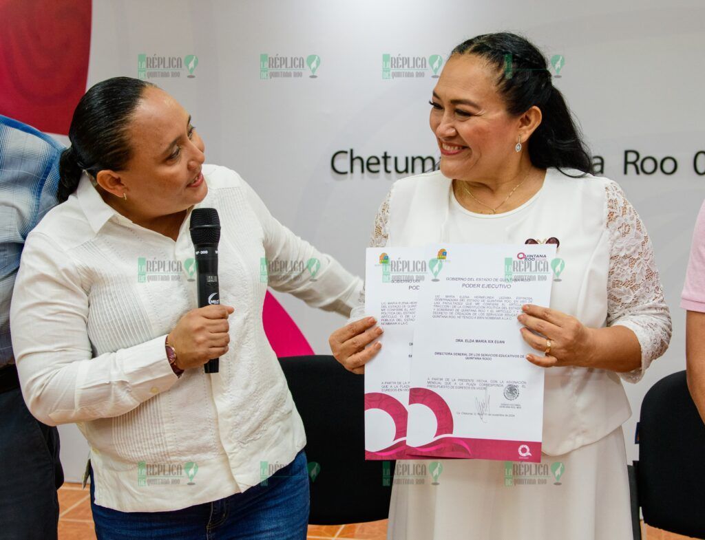 Toma posesión Elda Xix Euán, primera Secretaria de Educación de origen maya en Quintana Roo