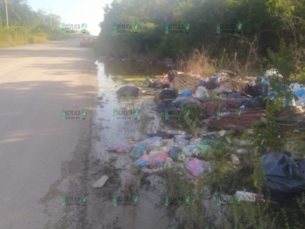 Contaminan la sabana en San Ángel con tiradero clandestino