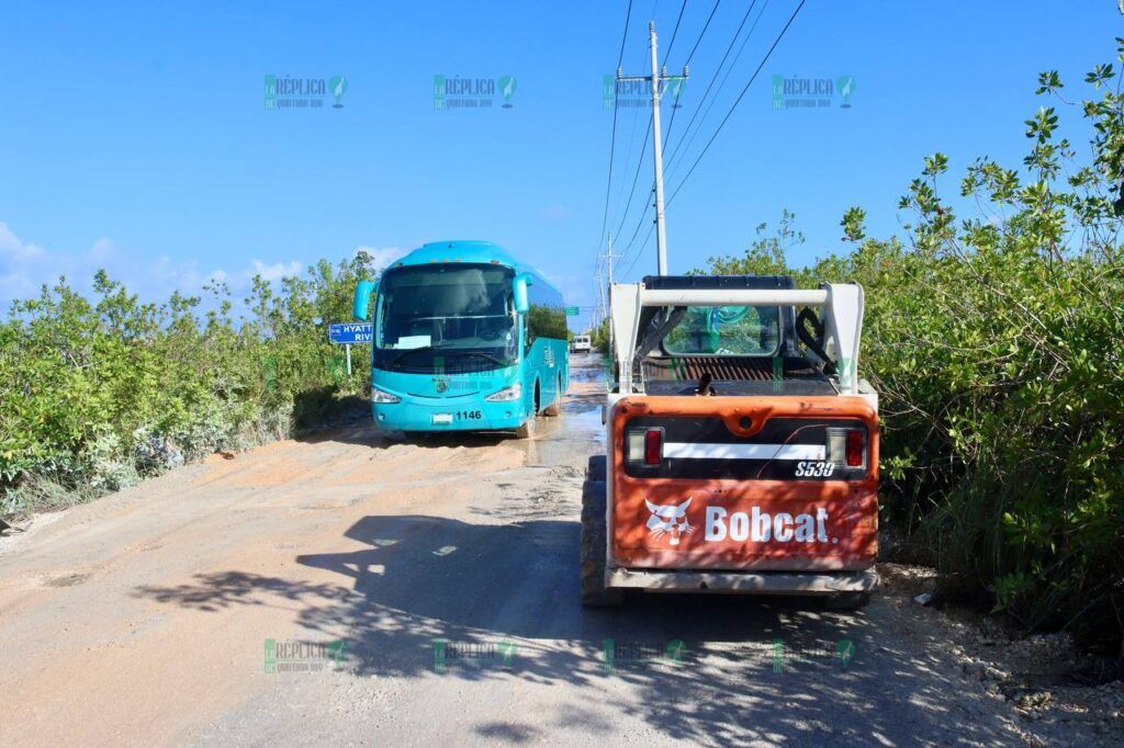 Arrancan los trabajos de rehabilitación del camino de Bahía Petempich