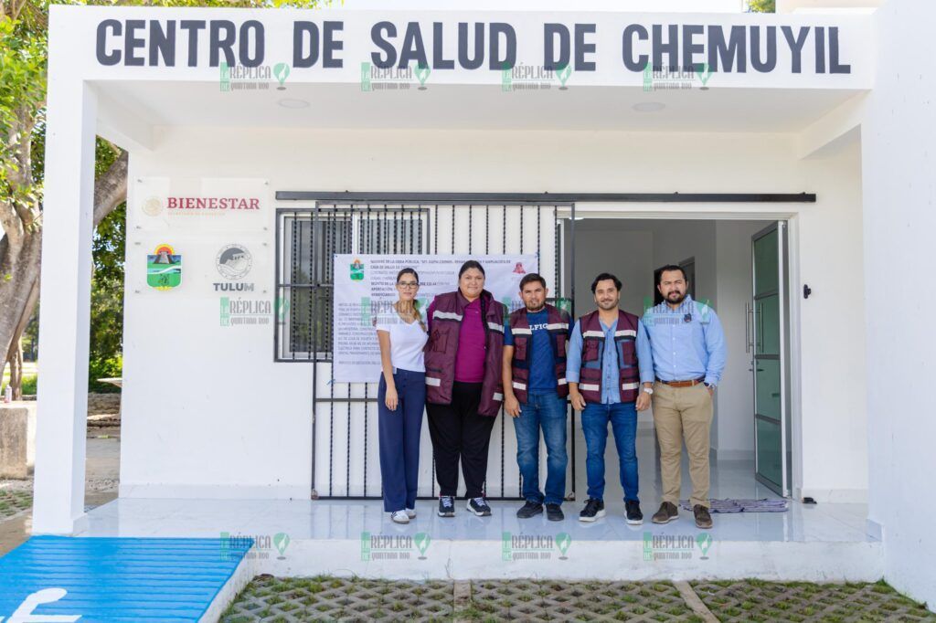 Diego Castañón supervisa nuevas casas de salud en Chemuyil, Macario Gómez y Manuel Antonio Ay