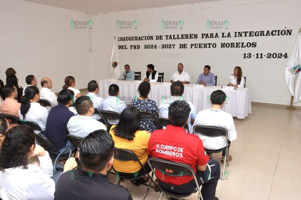 Imparten taller de diagnósticos sectoriales para integrar el plan municipal de desarrollo 2024-2027, de Puerto Morelos