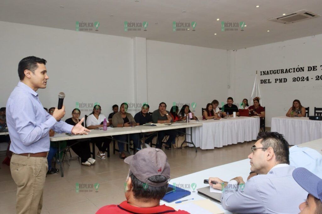 Imparten taller de diagnósticos sectoriales para integrar el plan municipal de desarrollo 2024-2027, de Puerto Morelos