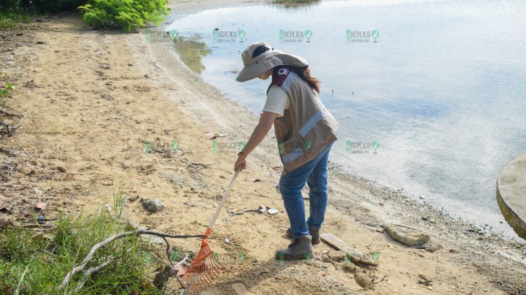 Juventudes impulsan el cuidado del medio ambiente a través de brigada de limpieza en el balneario “Dos Mulas” en Chetumal: IQJ