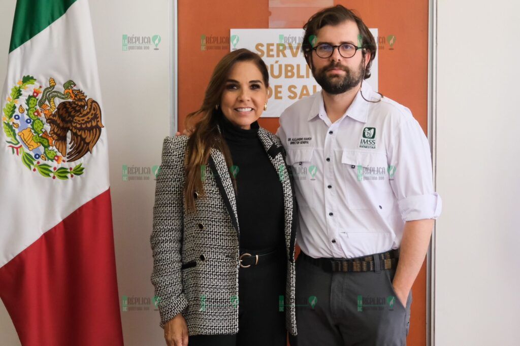 Anuncia Mara Lezama próxima gira con el Doctor Alejandro Svarch, titular del IMSS Bienestar para atender necesidades de los quintanarroenses en el Estado