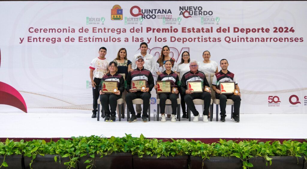 Entrega Mara Lezama el Premio Estatal del Deporte 2024 a logros históricos de atletas quintanarroenses en Chetumal