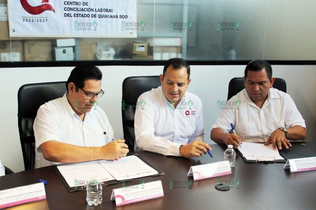 Firman convenio de colaboración el CCLQROO y el SEECAT para mayores oportunidades de empleo y paz laboral