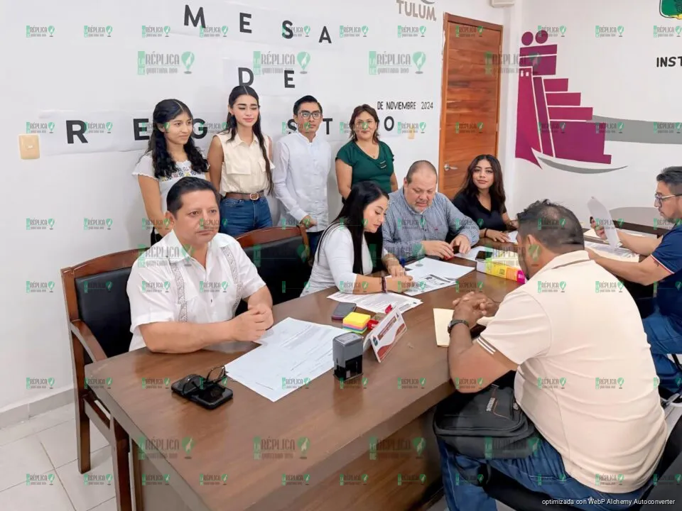 Se registran aspirantes a delegados y subdelegados en Tulum