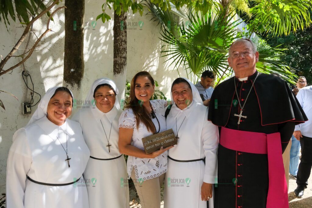 Dan inicio a la Nueva Catedral de Cancún, Mara Lezama y Monseñor Pedro Pablo Elizondo para fortalecer el turismo religioso y espiritual