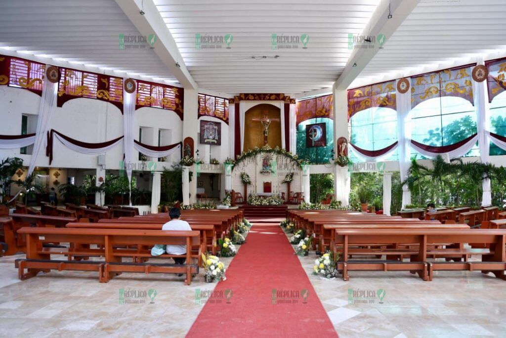 Dan inicio a la Nueva Catedral de Cancún, Mara Lezama y Monseñor Pedro Pablo Elizondo para fortalecer el turismo religioso y espiritual