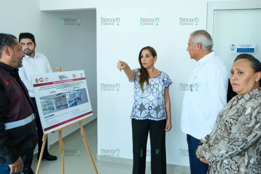 Mara Lezama fortalece infraestructura de justicia con nueva sede de la Fiscalía en Cancún para beneficio de los quintanarroenses