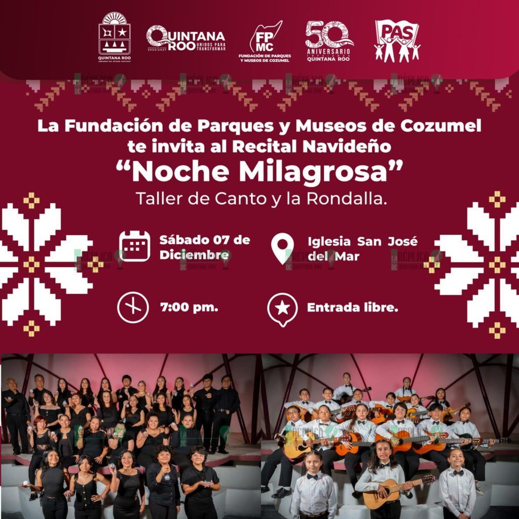 Presentará la FPMC el Recital Navideño “Noche Milagrosa”