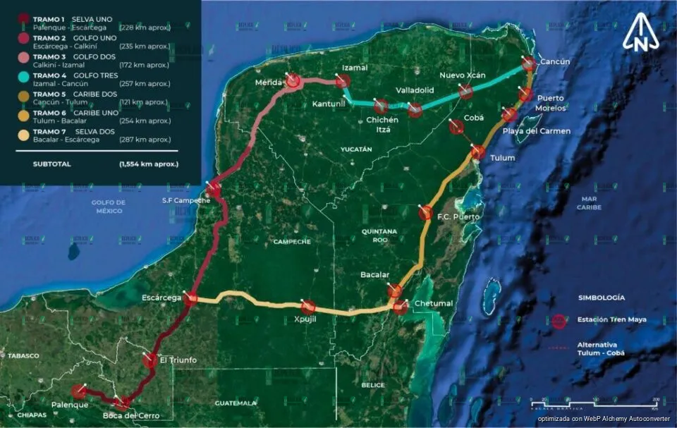 Tomará dos años adecuar el Tren Maya al traslado de carga