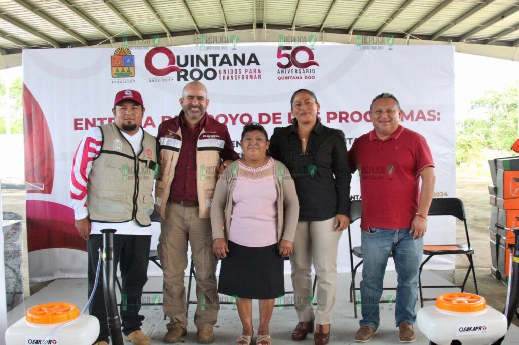 Entrega SEDARPE apoyos del Programa “Desarrollo Ganadero del Estado de Quintana Roo”