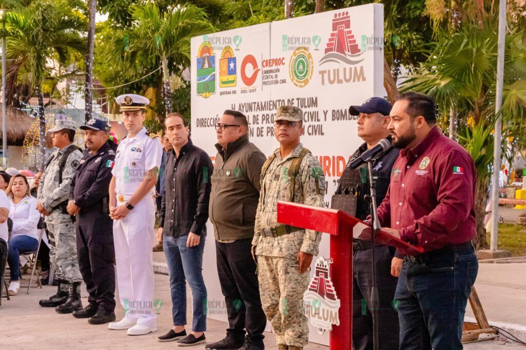 Diego Castañón pone en marcha operativo de seguridad “Guadalupe-Reyes 2024” en Tulum