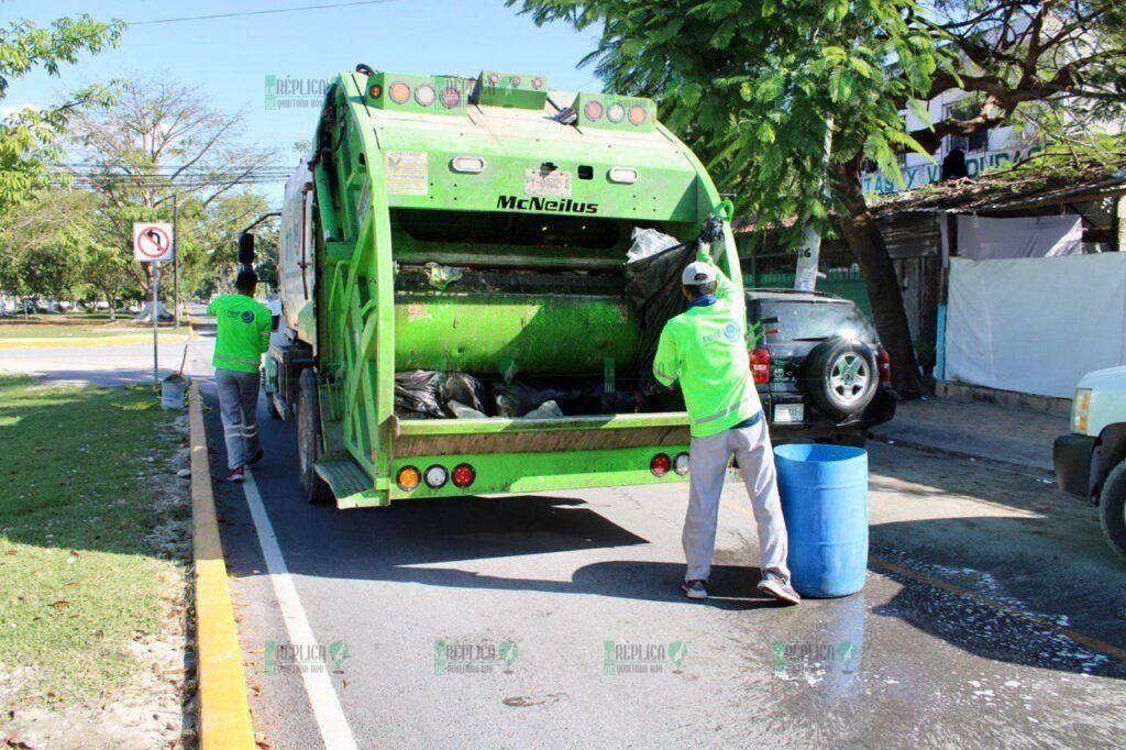 Pese a que se duplicó en Puerto Morelos el volumen de basura generada, el servicio de recolección se presta con eficiencia