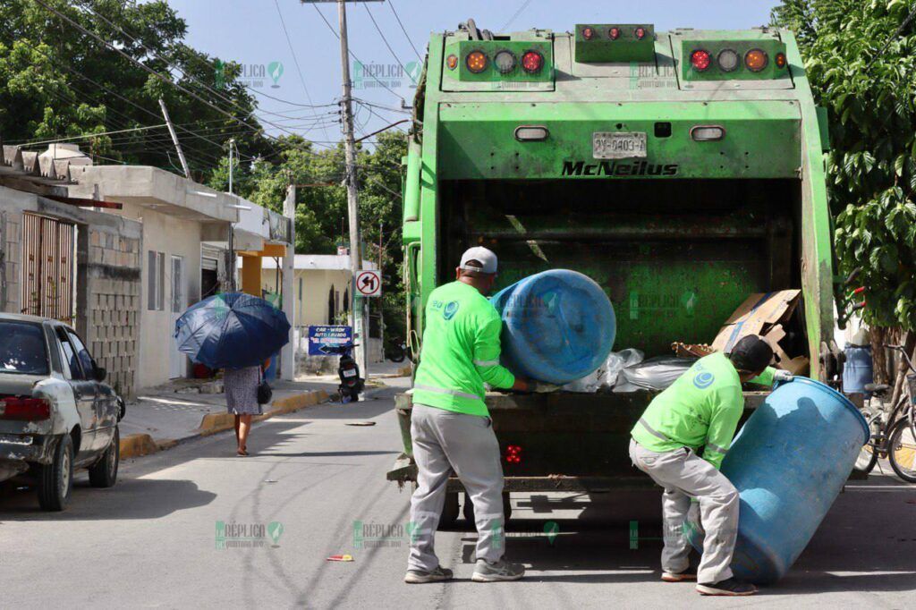 Pese a que se duplicó en Puerto Morelos el volumen de basura generada, el servicio de recolección se presta con eficiencia