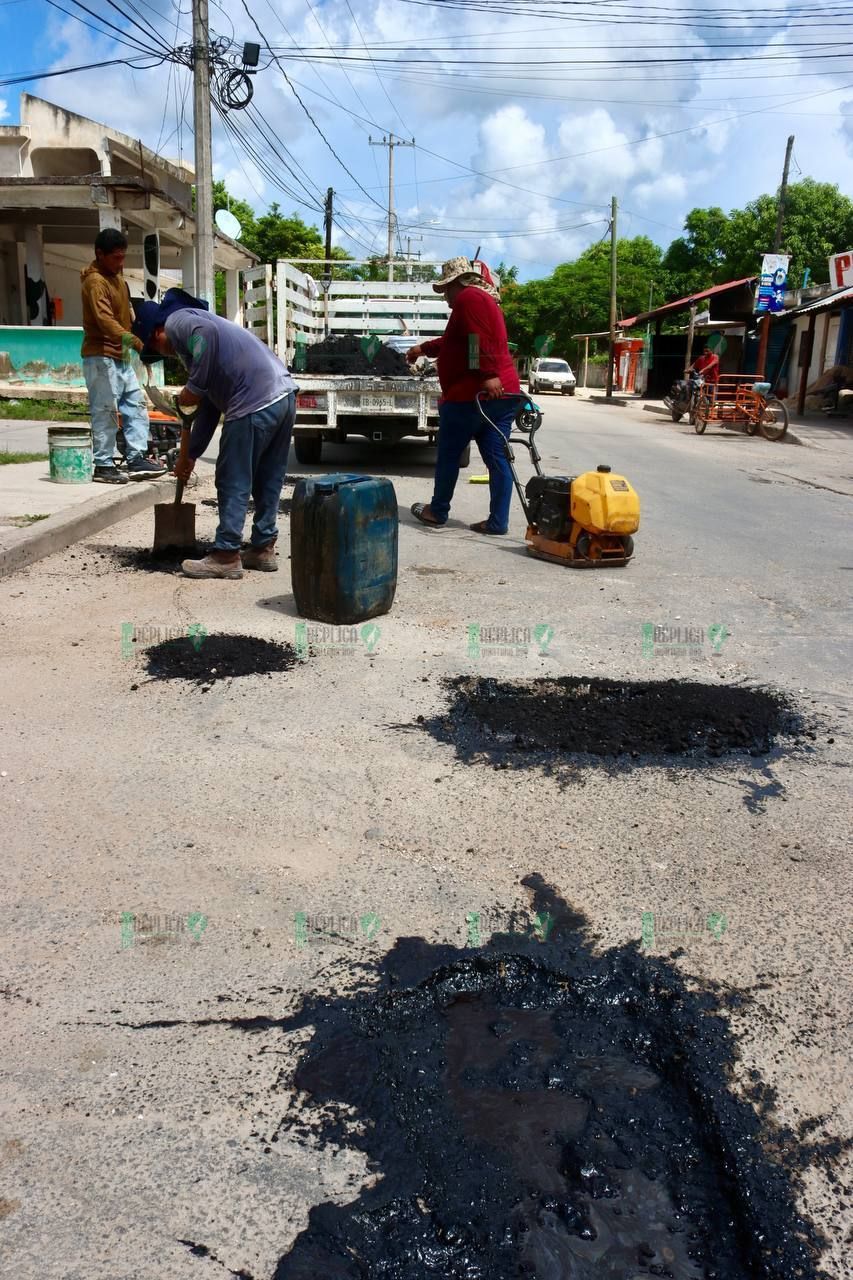 La atención a los reportes sobre fallas en el alumbrado no para en Puerto Morelos