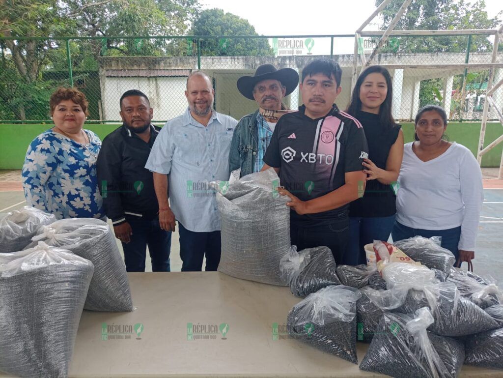 Inician la entrega de media tonelada de semilla de frijol Jamapa para productores de autoconsumo en Leona Vicario