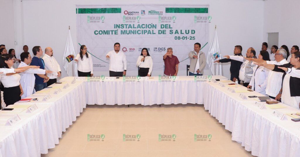 Instala Blanca Merari y toma protesta al Comité de Salud Municipal