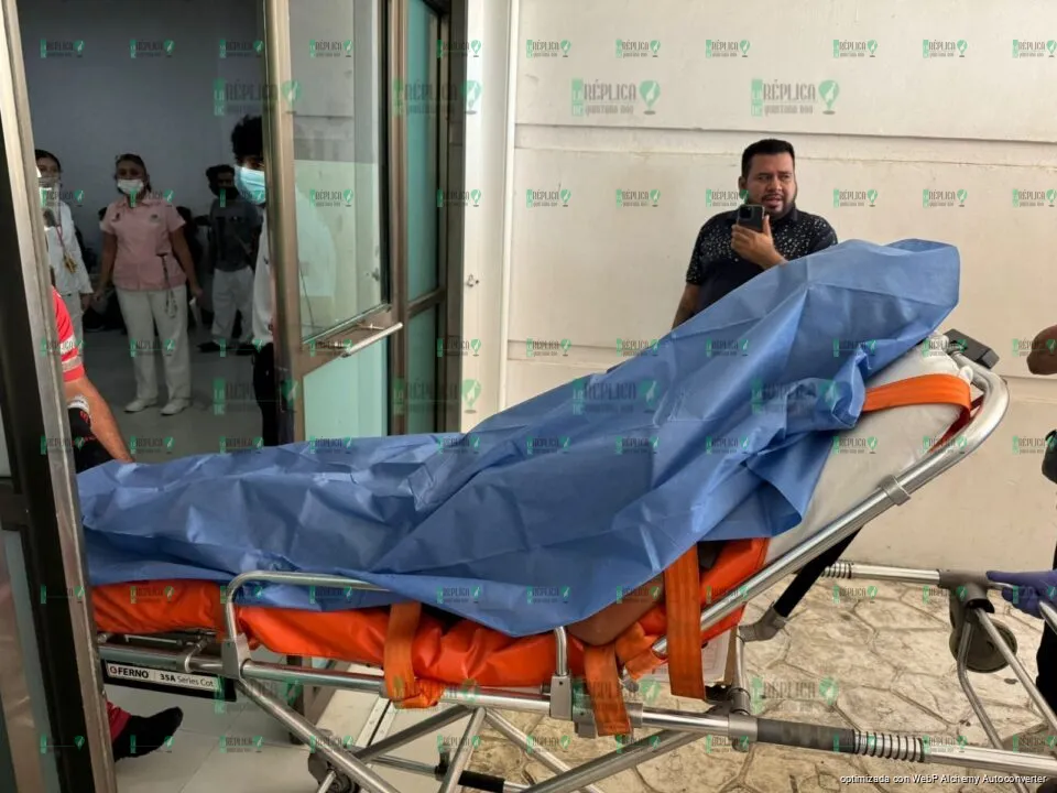Llega hombre baleado a la Cruz Roja de Cancún