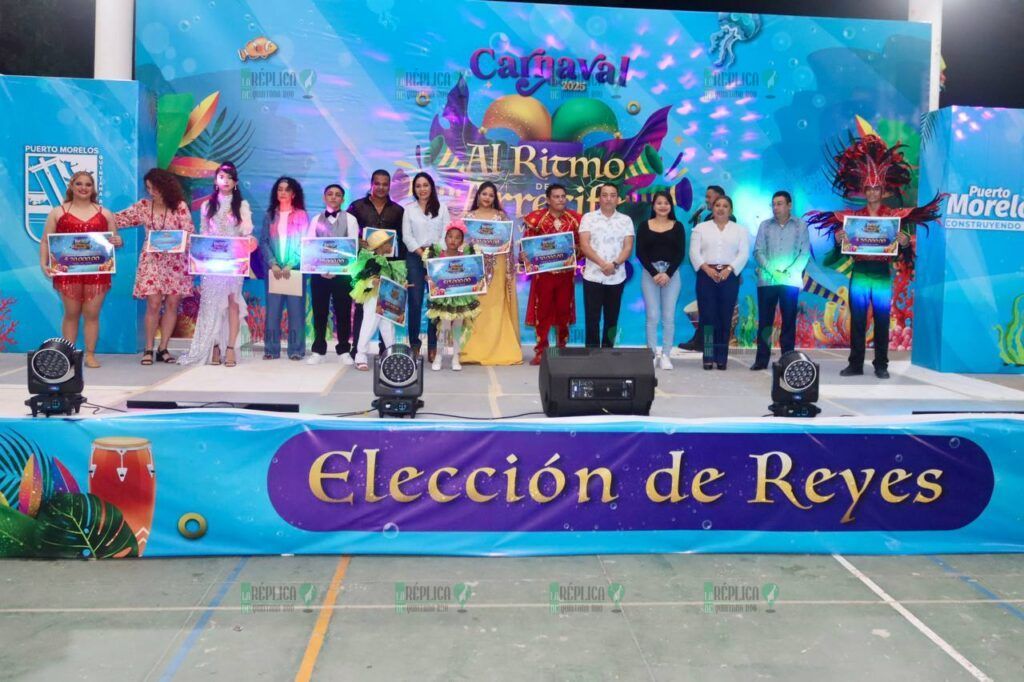 Ya hay Reyes del Carnaval 2025 en Puerto Morelos