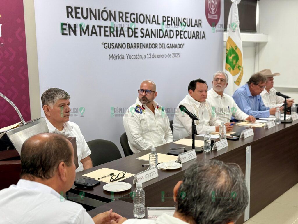 Se consolida bloque peninsular de sanidad e inocuidad agropecuaria ante la amenaza del gusano del barrenador: SEDARPE