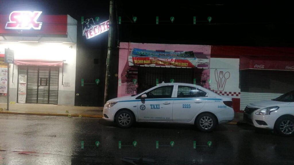 Ejecutan a taxista en Playa del Carmen; otro resultó herido