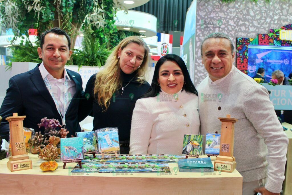 Refuerza Blanca Merari en la FITUR posicionamiento de Puerto Morelos como mejor destino de aventura