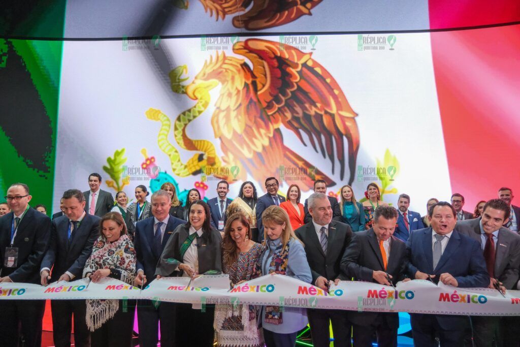 Mara Lezama acompaña a Josefina Rodríguez en inauguración del Pabellón México, en FITUR 2025