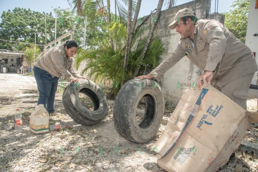 Invita SESA a conservar patios limpios para prevenir el dengue