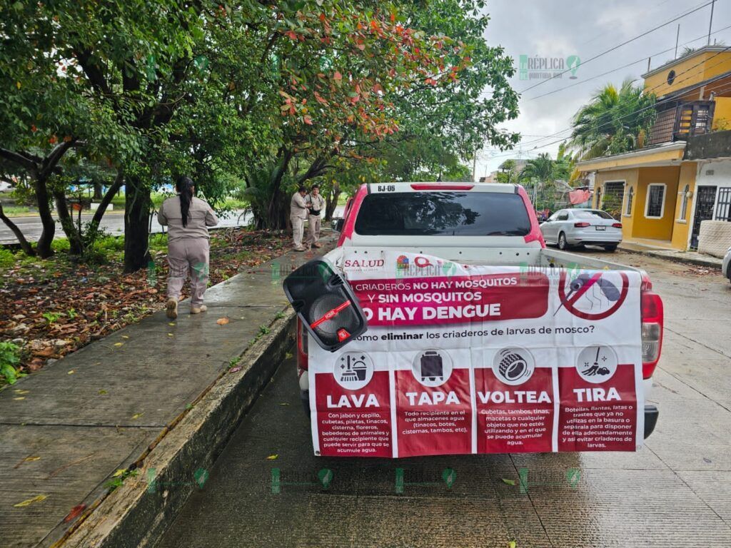 Invita SESA a conservar patios limpios para prevenir el dengue