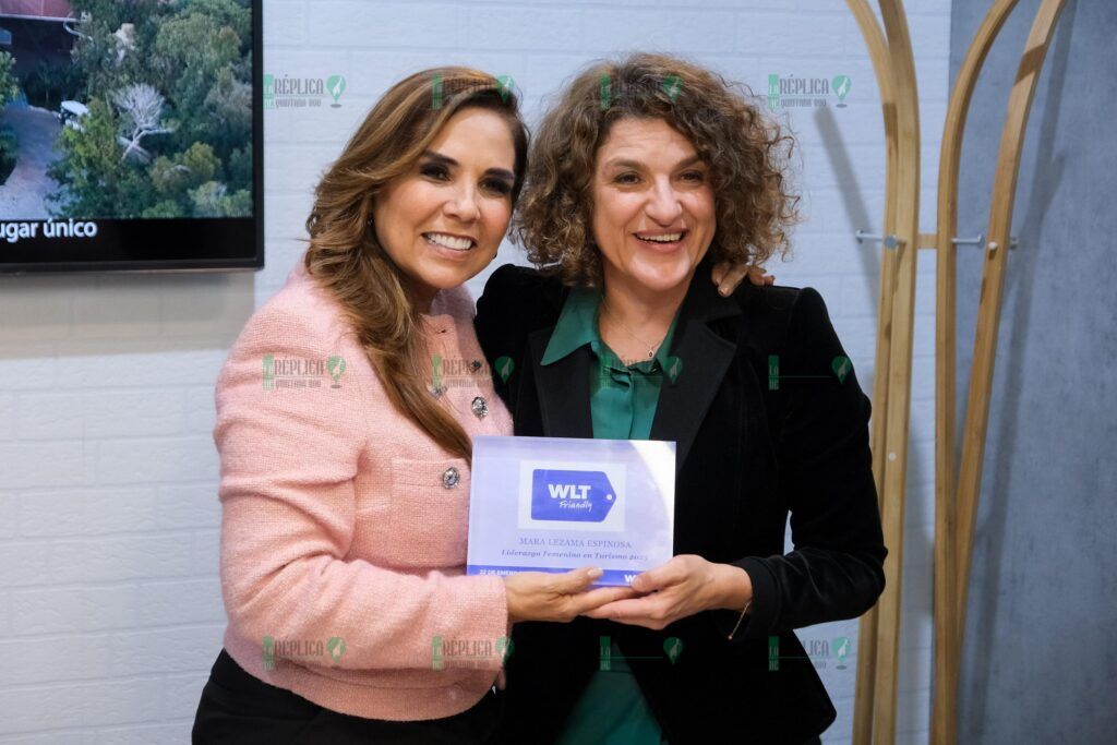 Recibe Mara Lezama el Reconocimiento al Liderazgo Femenino en Turismo 2025 de “Women Leading Tourism”