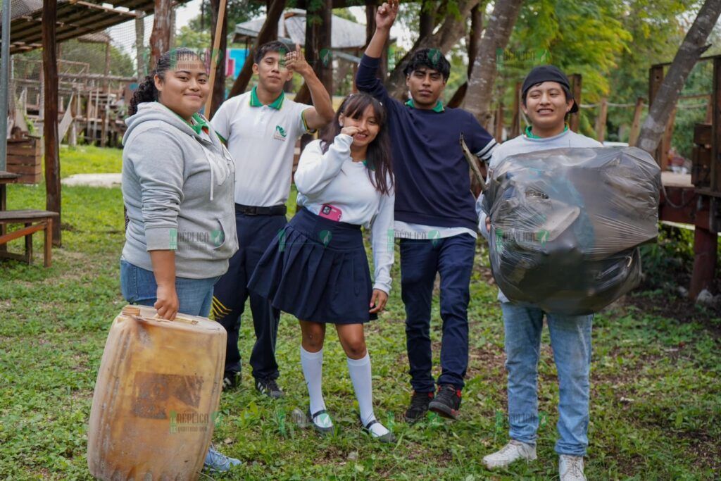 Realiza IQJ Jornada Nacional de Voluntariado “Faena por la Igualdad en Tulum”