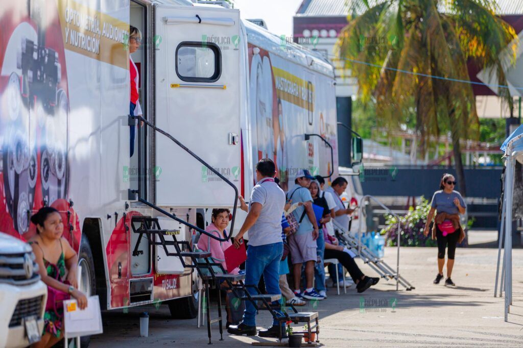 Tulum, sede de la caravana de salud: piden a los ciudadanos aprovechar servicios gratuitos