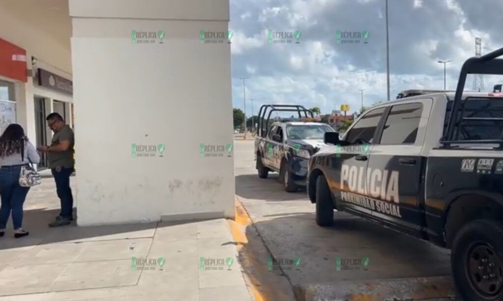 Suenan disparos en centro comercial de Cancún, por asalto frustrado