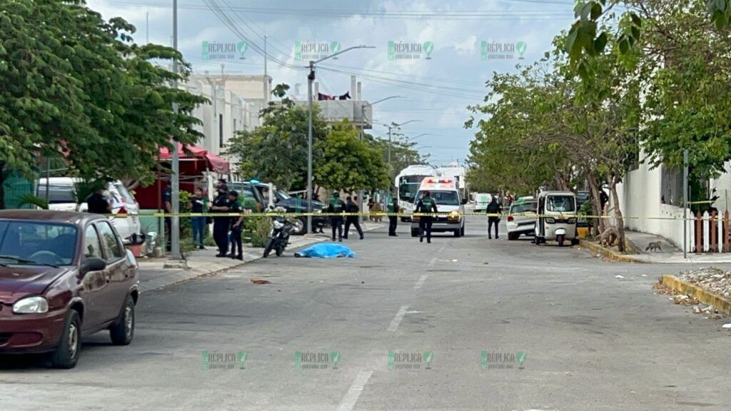 Asesinan a un colombiano en el fraccionamiento Pescadores de Playa del Carmen