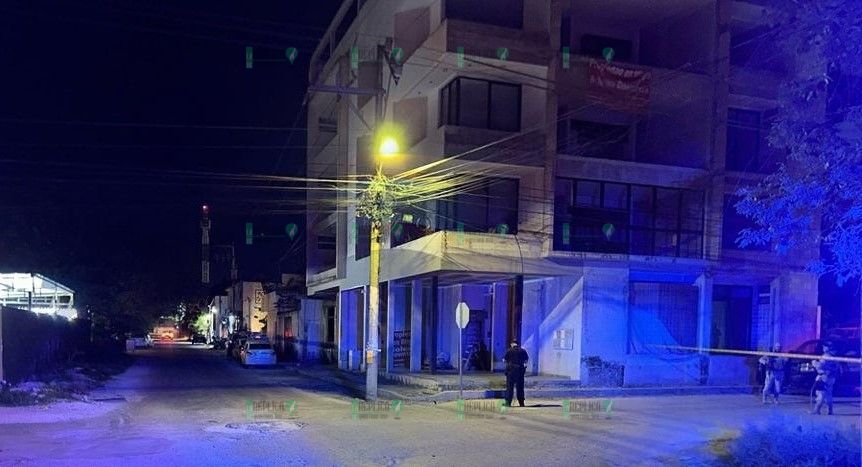 Disparan contra edificio en obra negra en Tulum