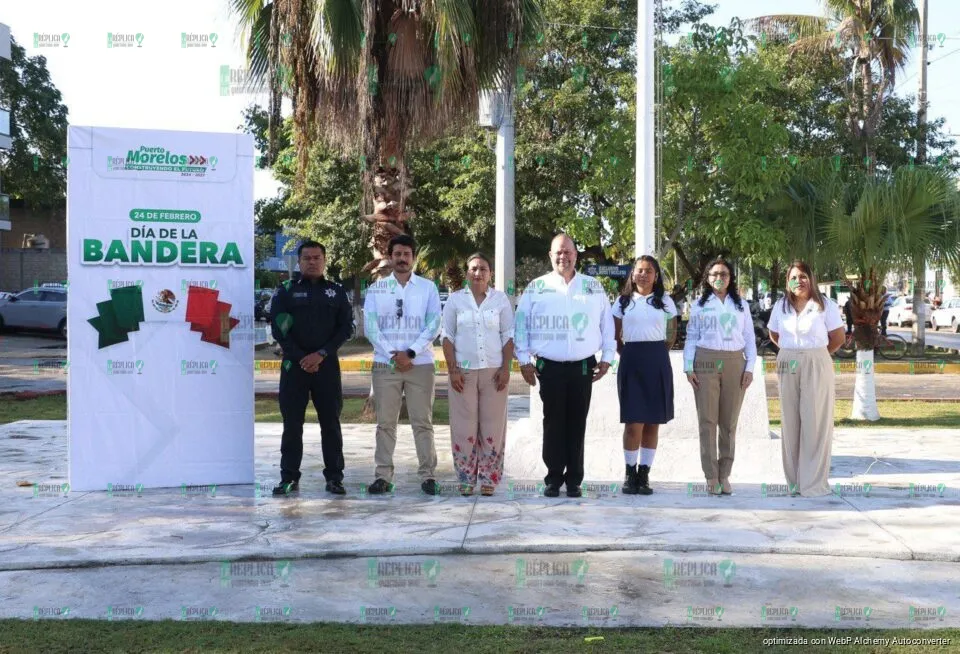 Convocan autoridades de Puerto Morelos a trabajar por una patria de paz y oportunidades