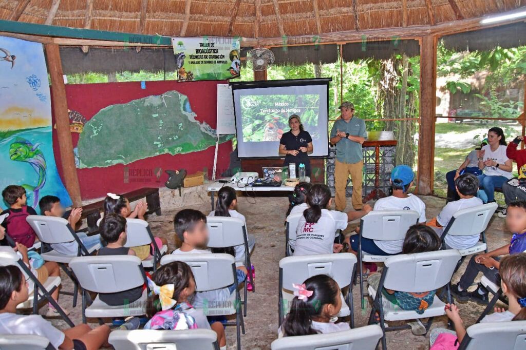 Acerca FPMC y el Planetario Cha’an Ka’an a la niñez al mundo de los hongos