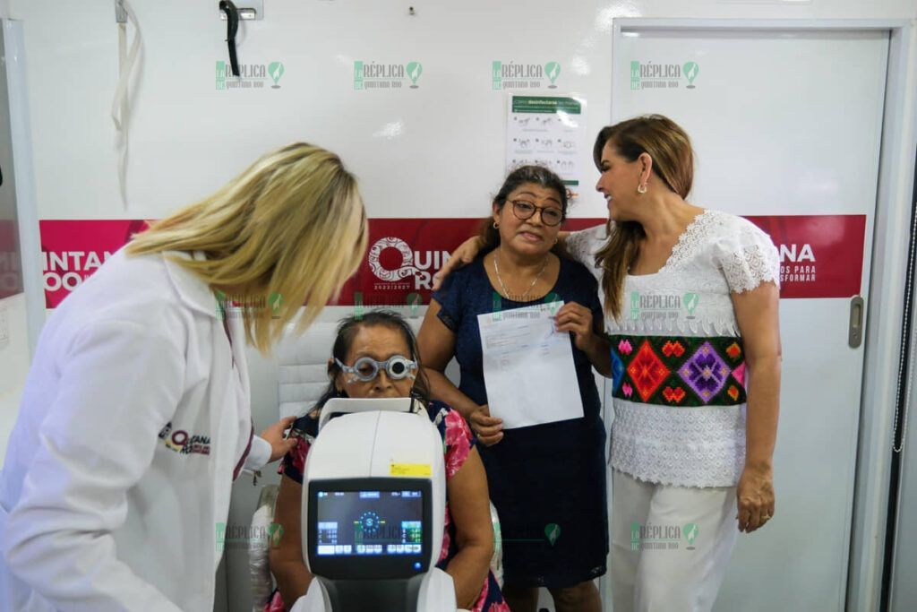 Supervisa Mara Lezama caravanas médicas móviles en Felipe Carrillo Puerto para llevar bienestar y justicia social