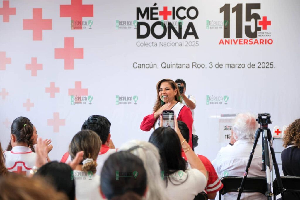 Arranca Mara Lezama colecta anual de Cruz Roja y exhorta a las ciudadanas y ciudadanos a contribuir con sus aportaciones