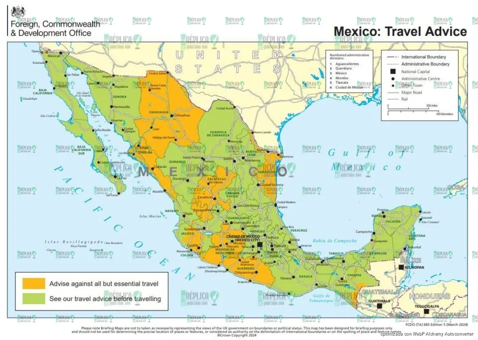 De acuerdo a la actualización de su sección de “consejos de viaje al extranjero” dedicada a México, escapa’ Quintana Roo de alerta de viaje del Reino Unido.