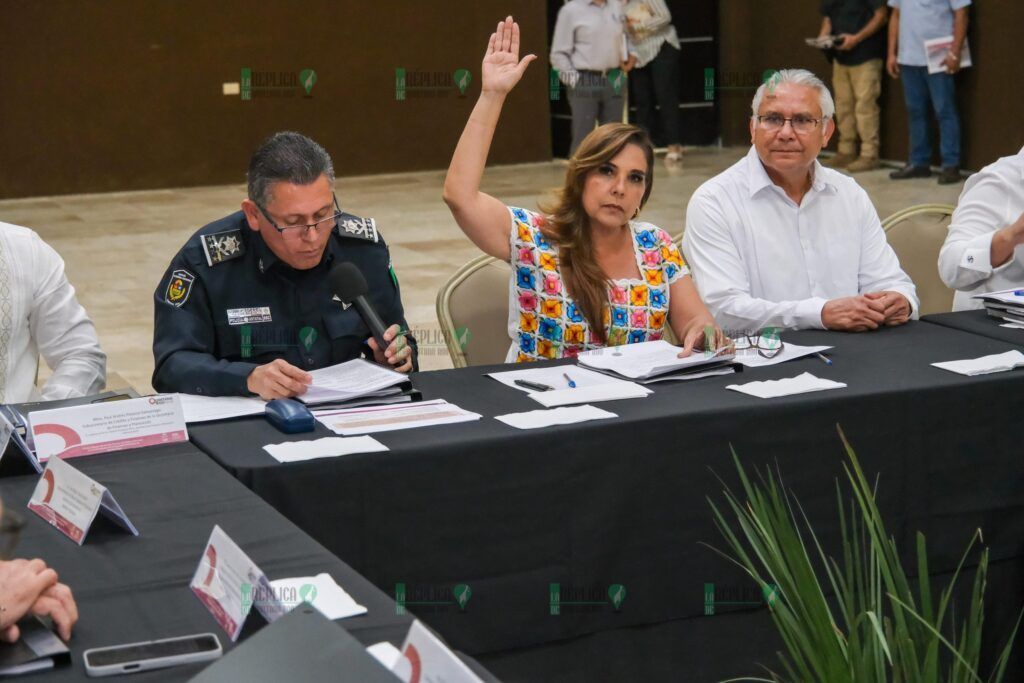 Preside Mara Lezama Primera Sesión Ordinaria 2025 del Fideicomiso para el Fortalecimiento de la Seguridad en el Estado