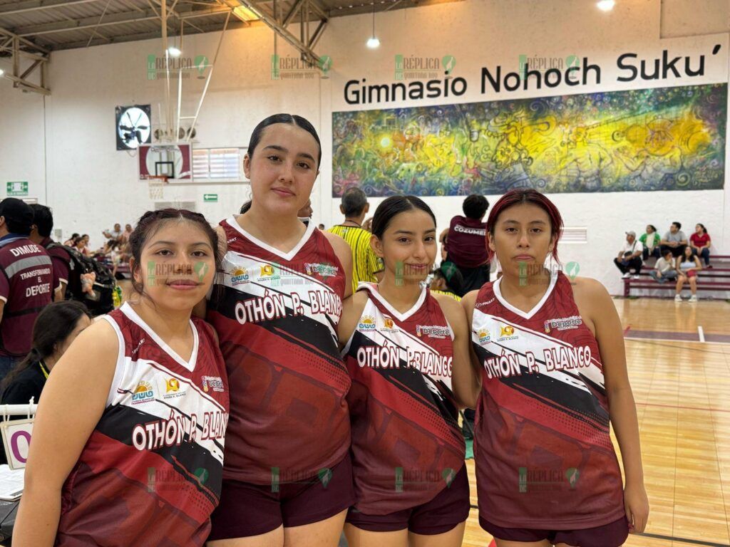 Cumplen atletas quintanarroenses en la disciplina de básquetbol 3×3 de los Juegos Deportivos Estatales 2025