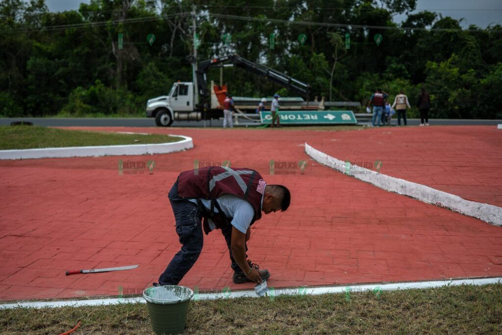 Devuelve Mara Lezama el brillo e importancia a la Glorieta del Mestizaje, en la entrada y salida de Chetumal, la capital