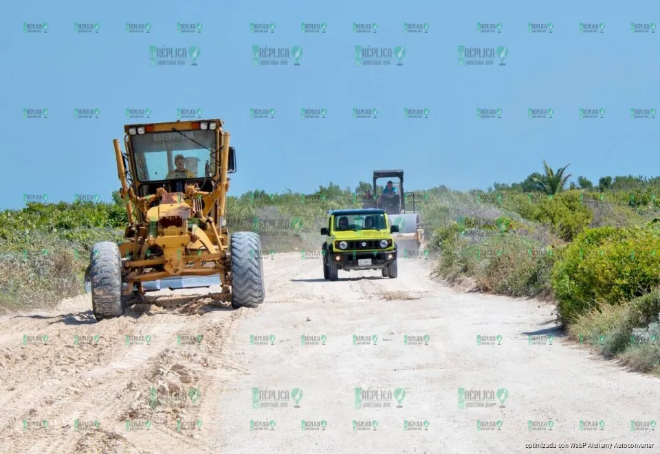 Avanza la FPMC en la rehabilitación del camino de acceso a Punta Sur